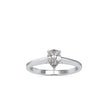 0.53Ct Pear Cut Solitaire Lab-Grown Diamond Gold Ring