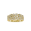 0.57Ct Bezel Half Eternity Lab-Grown Diamond Gold Ring