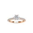 1.10Ct Round Solitaire Lab-Grown Diamond Gold Ring