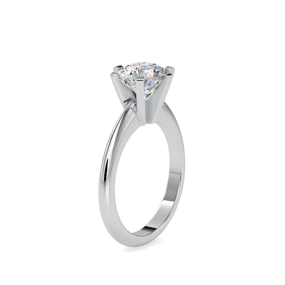 1.99Ct Round Solitaire Lab-Grown Diamond Gold Ring