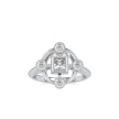 0.60Ct Princess Bezel Set Lab-Grown Diamond Gold Ring