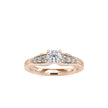 0.76Ct Round Solitaire Lab-Grown Diamond Gold Ring