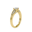 0.76Ct Round Solitaire Lab-Grown Diamond Gold Ring