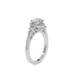 1.48Ct Round Prong Halo Lab-Grown Diamond Gold Ring