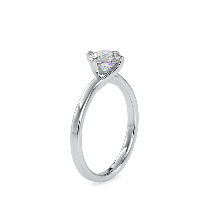 1.16Ct Round Solitaire Lab-Grown Diamond Gold Ring