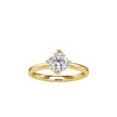 1.16Ct Round Solitaire Lab-Grown Diamond Gold Ring