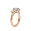 1.95Ct Round Three Stone Lab-Grown Diamond Gold Ring