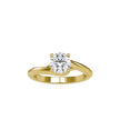 1.14Ct Round Solitaire Lab-Grown Diamond Gold Ring