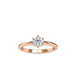 0.54Ct Round Solitaire Lab-Grown Diamond Gold Ring