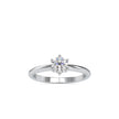 0.54Ct Round Solitaire Lab-Grown Diamond Gold Ring