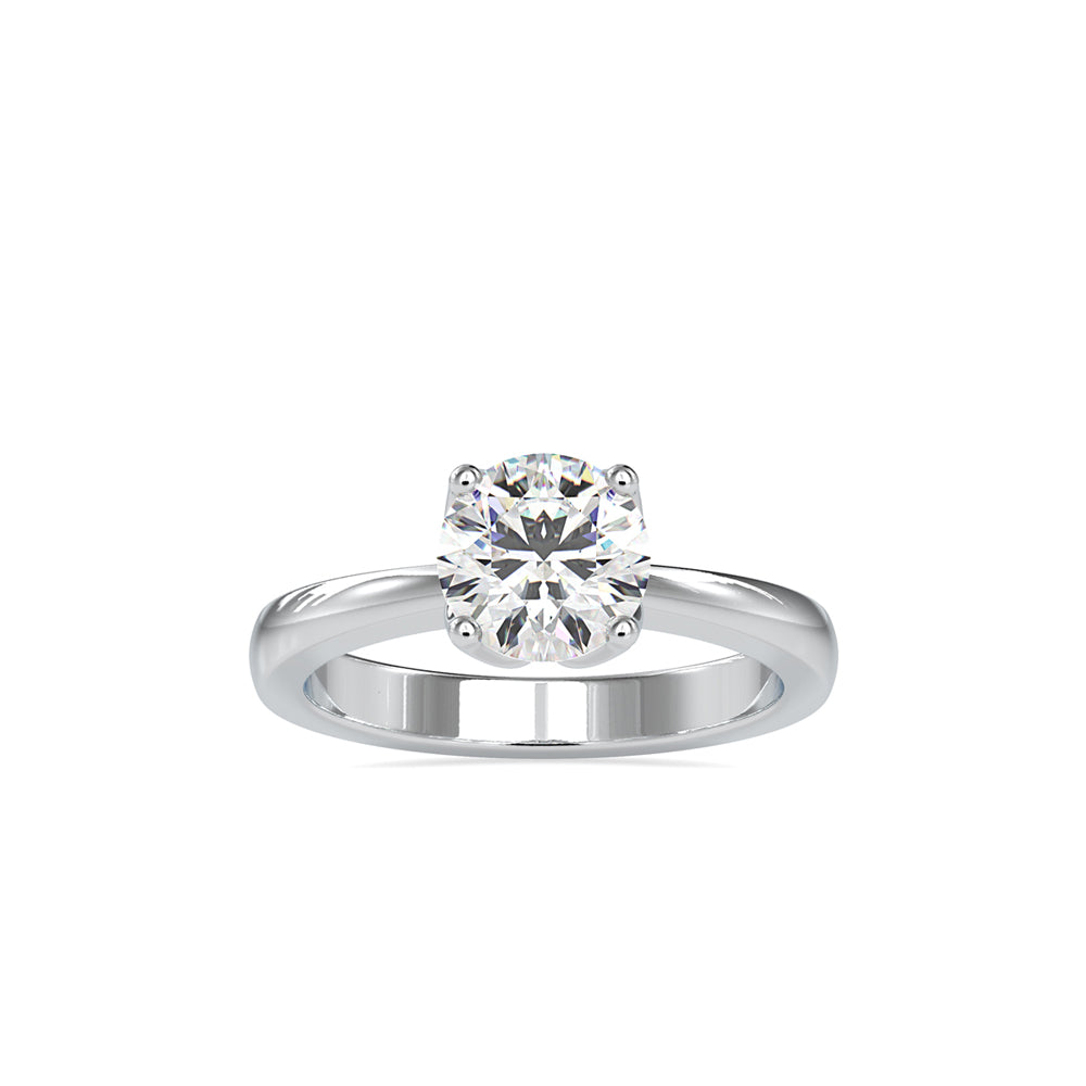 1.39Ct Round Cut Solitaire Lab-Grown Diamond Gold Ring