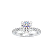 2.94Ct Round Cut Solitaire Lab-Grown Diamond Gold Ring