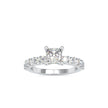 1.92Ct Princess Cut Solitaire Lab-Grown Diamond Gold Ring