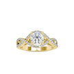 1.41Ct Round Cut Solitaire Lab-Grown Diamond Gold Ring