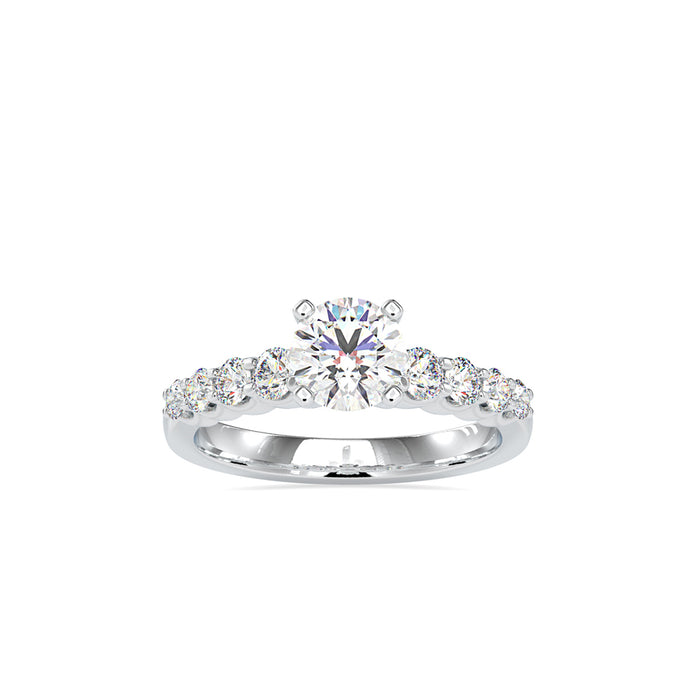 1.38Ct Round Cut Solitaire Lab-Grown Diamond Gold Ring
