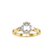 1.85Ct Emerald Cut Three Stone Lab-Grown Diamond Gold Ring