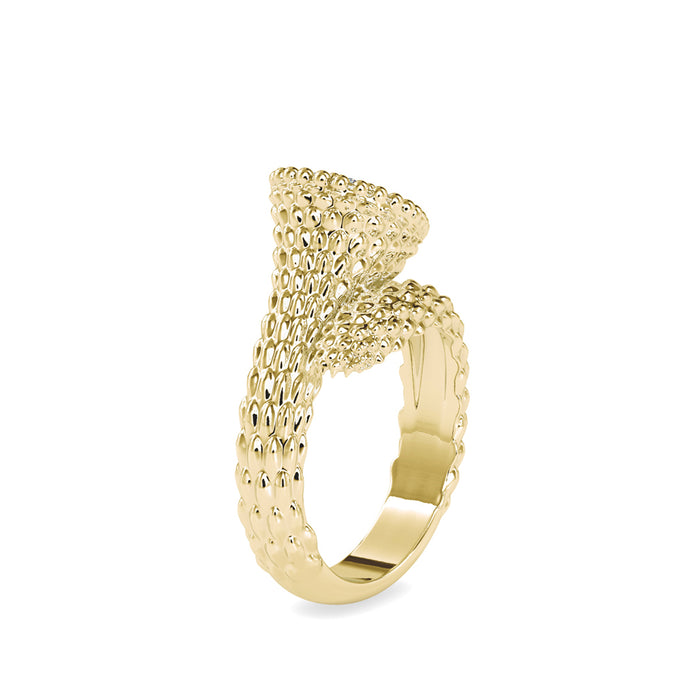 0.39Ct Cluster Lab-Grown Diamond Gold Ring
