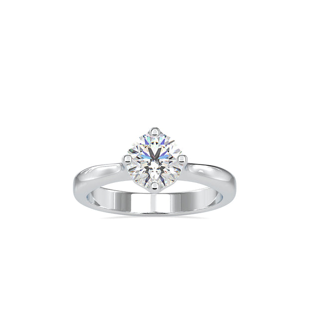 1.18Ct Round Cut Solitaire Lab-Grown Diamond Gold Ring