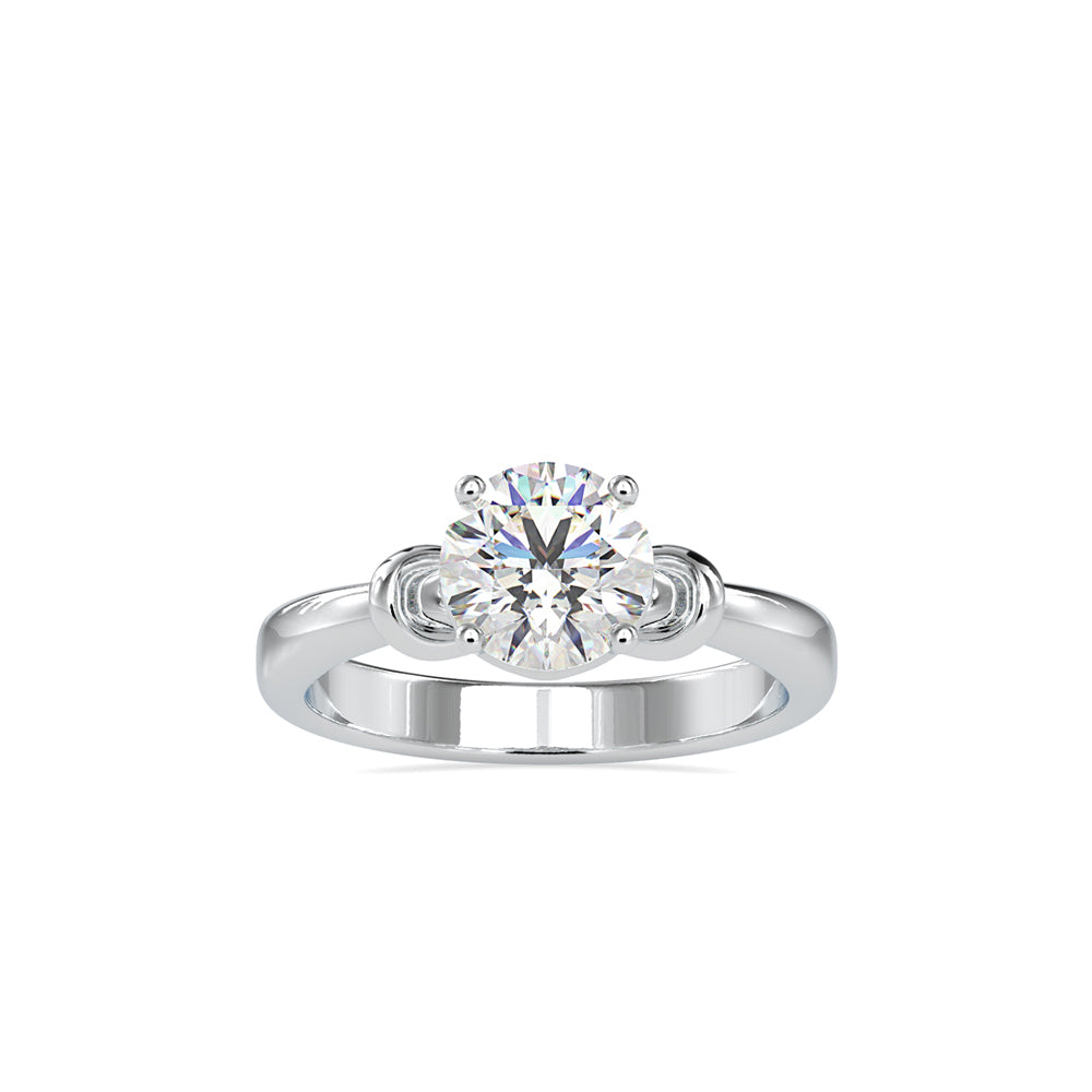 1.20Ct Round Cut Solitaire Lab-Grown Diamond Gold Ring