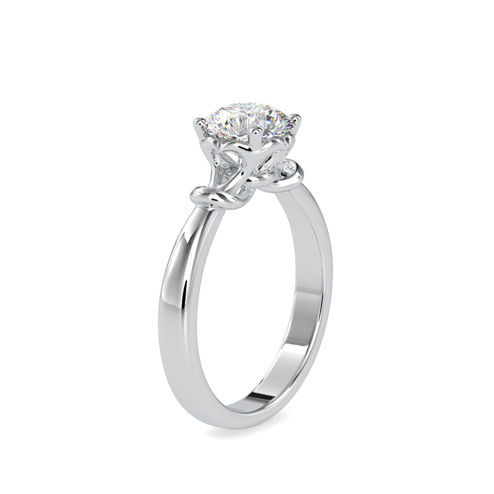 1.20Ct Round Cut Solitaire Lab-Grown Diamond Gold Ring