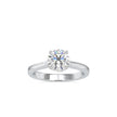 1.18Ct Round Cut Prong Lab-Grown Diamond Gold Ring