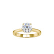 1.18Ct Round Cut Prong Lab-Grown Diamond Gold Ring