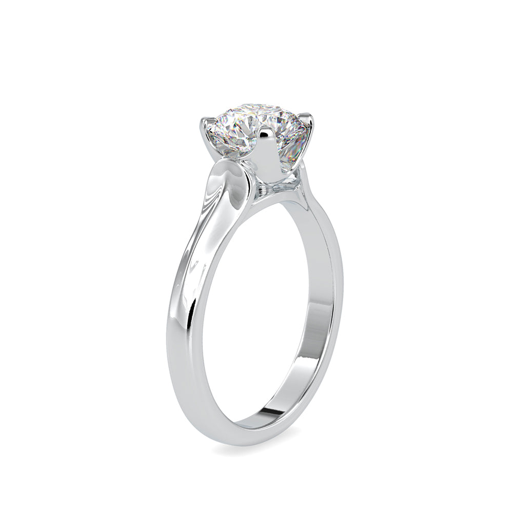 1.20Ct Round Cut Solitaire Lab-Grown Diamond Gold Ring