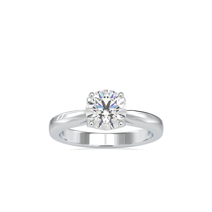 1.20Ct Round Cut Solitaire Lab-Grown Diamond Gold Ring