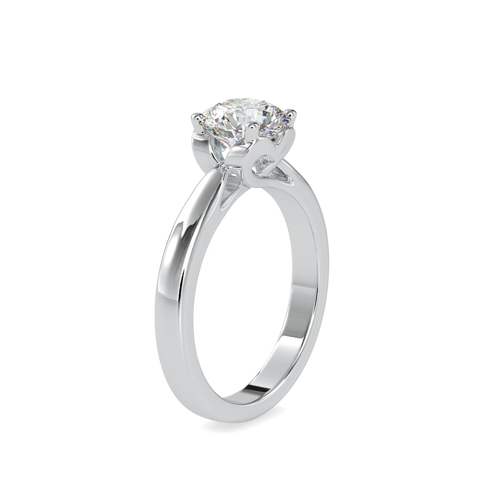 1.20Ct Round Cut Solitaire Lab-Grown Diamond Gold Ring
