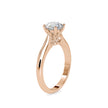 1.13Ct Round Cut Prong Set Lab-Grown Diamond Gold Ring