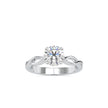 1.14Ct Round Cut Twisted Solitaire Lab-Grown Diamond Gold Ring
