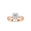 1.19Ct Round Cut Tulip Setting Solitaire Lab-Grown Diamond Gold Ring