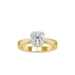 1.19Ct Round Cut Tulip Setting Solitaire Lab-Grown Diamond Gold Ring