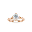 1.19Ct Round Cut Solitaire Lab-Grown Diamond Gold Ring