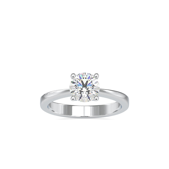 1.18Ct Round Cut Prong Solitaire Lab-Grown Diamond Gold Ring