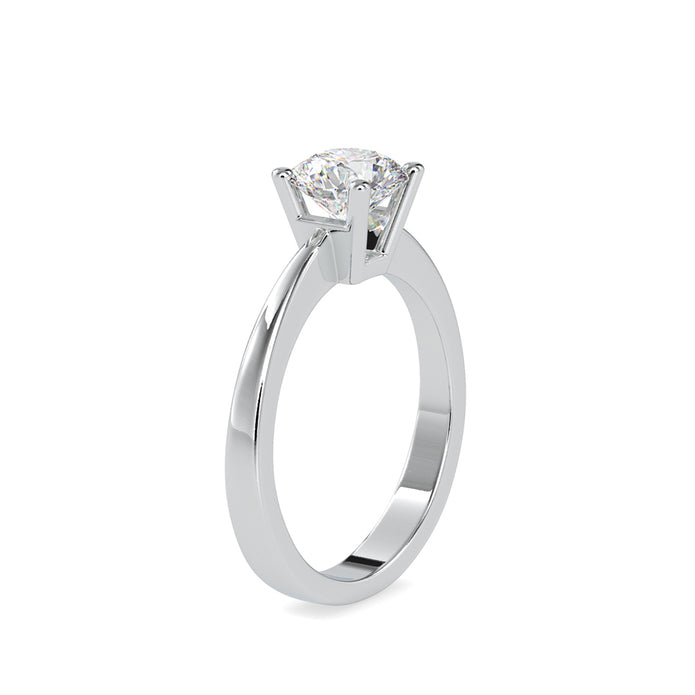 1.18Ct Round Cut Prong Solitaire Lab-Grown Diamond Gold Ring