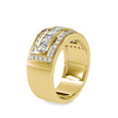 2.78Ct Princess Cut Channel Set Lab-Grown Diamond Gold Ring