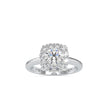 1.51Ct Round Cut Halo Lab-Grown Diamond Gold Ring