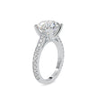 5.02Ct Round Cut Solitaire Lab-Grown Diamond Gold Ring