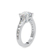 3.68Ct Round Cut Solitaire Lab-Grown Diamond Gold Ring