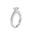 1.08Ct Round Cut Solitaire Lab Grown Diamond Gold Ring