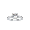 1.39Ct Cushion Cut Solitaire Lab Grown Diamond Gold Ring