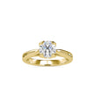 1.19Ct Round Cut Prong Set Lab Grown Diamond Gold Ring