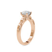 1.19Ct Round Cut Prong Solitaire Lab Grown Diamond Gold Ring