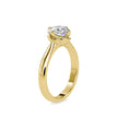 1.19Ct Round Cut Six Prong Solitaire Lab Grown Diamond Gold Ring