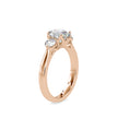 1.74Ct Oval Cut Three Stone Lab Grown Diamond Gold Ring