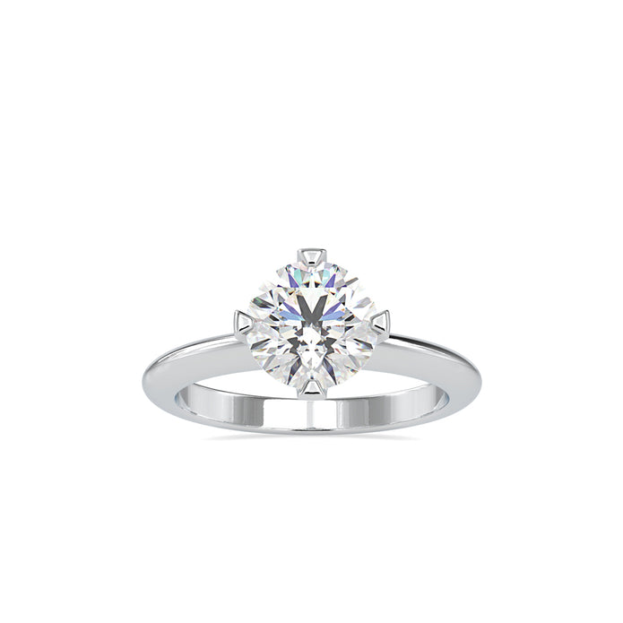 1.60Ct Round Cut Solitaire Lab Grown Diamond Gold Ring