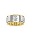 0.10Ct Round Cut Bezel Lab Grown Diamond Gold Ring