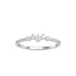 0.16Ct Prong Set Lab-Grown Diamond Gold Ring