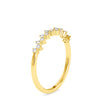 0.11Ct Zig-Zag Style Lab-Grown Diamond Gold Ring